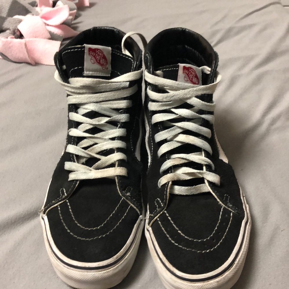 Black high top vans